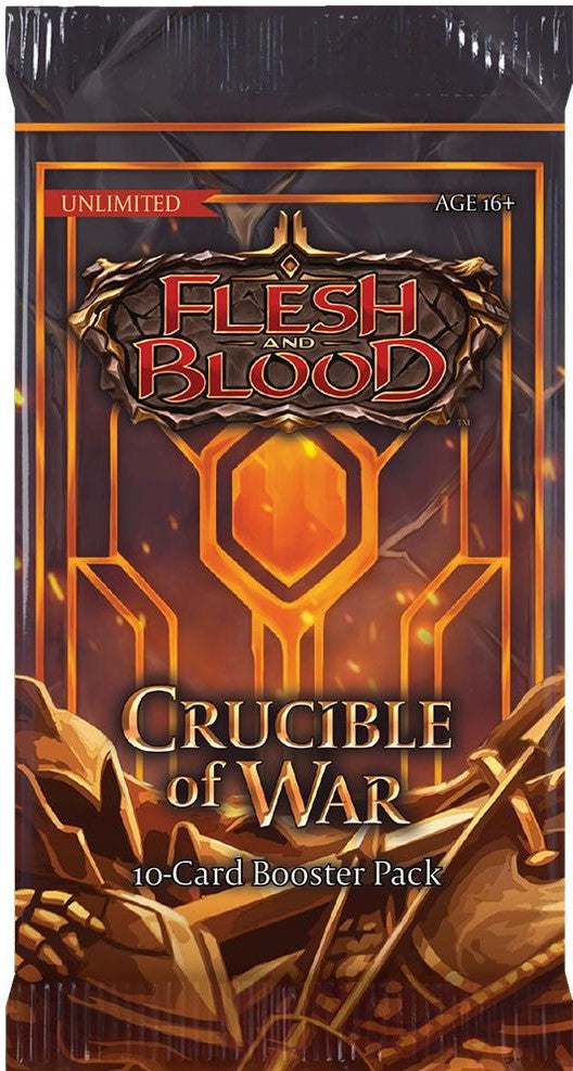 FLESH AND BLOOD  - CRUCIBLE OF WAR - UNLIMITED BOOSTER PACK - Destination Retro