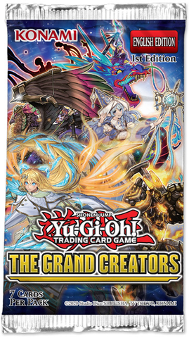 YU-GI-OH! - THE GRAND CREATORS - BOOSTER PACK (1ST EDITION) - Destination Retro