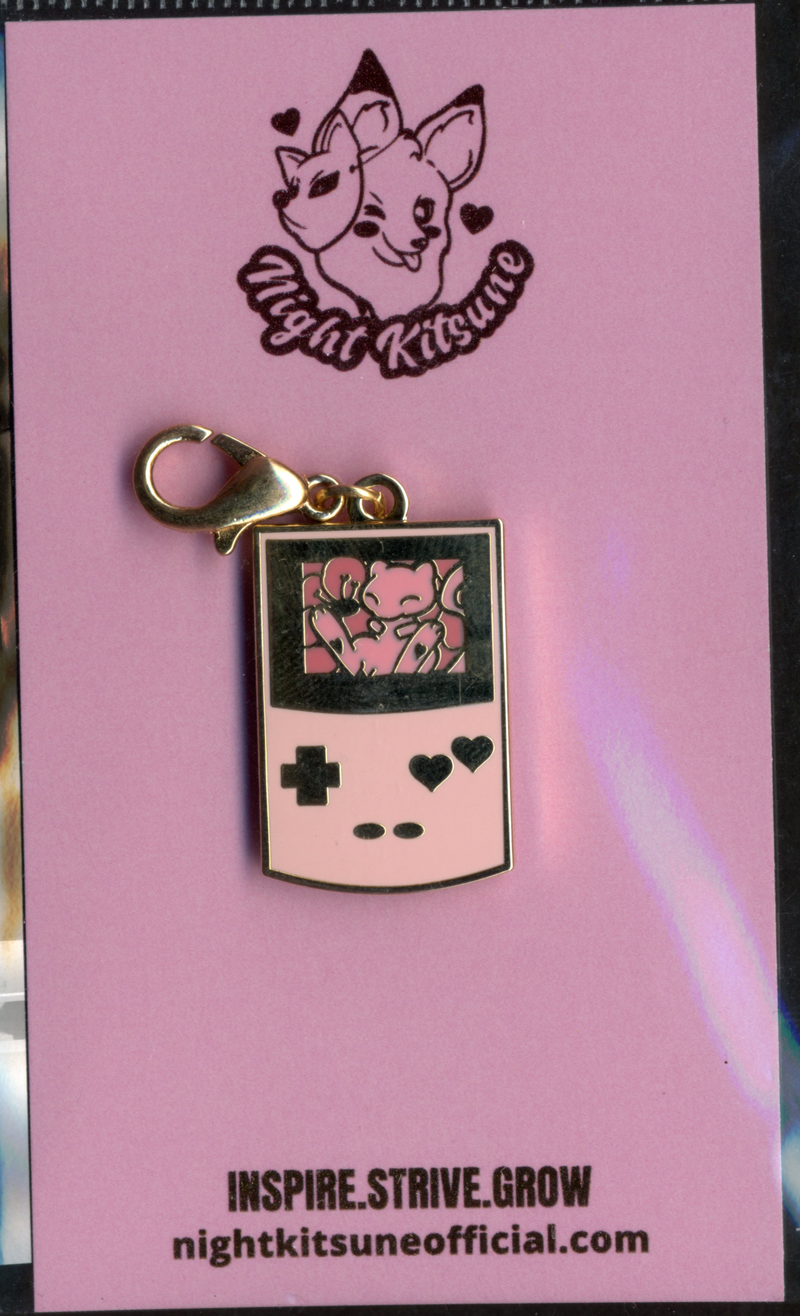 NightK - Gameboy Colour Pink - Enamel Charm - Destination Retro