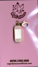 NightK - Glitter PSP -  Enamel Charm - Destination Retro