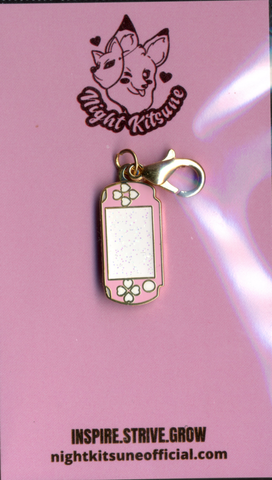 NightK - Glitter PSP -  Enamel Charm - Destination Retro