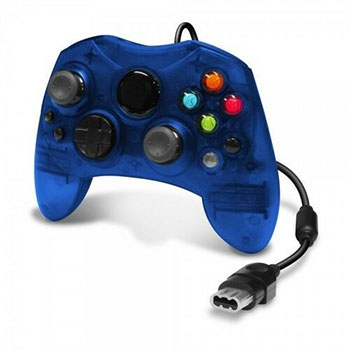 Hyperkin - Xbox Blue Original Wired Controller - Destination Retro