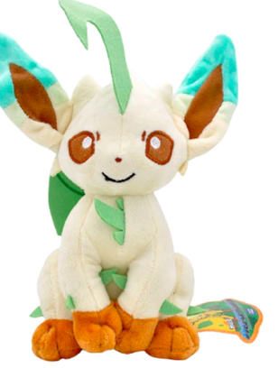 PLUSH - LEAFEON (20CM) - POKEMON - Destination Retro