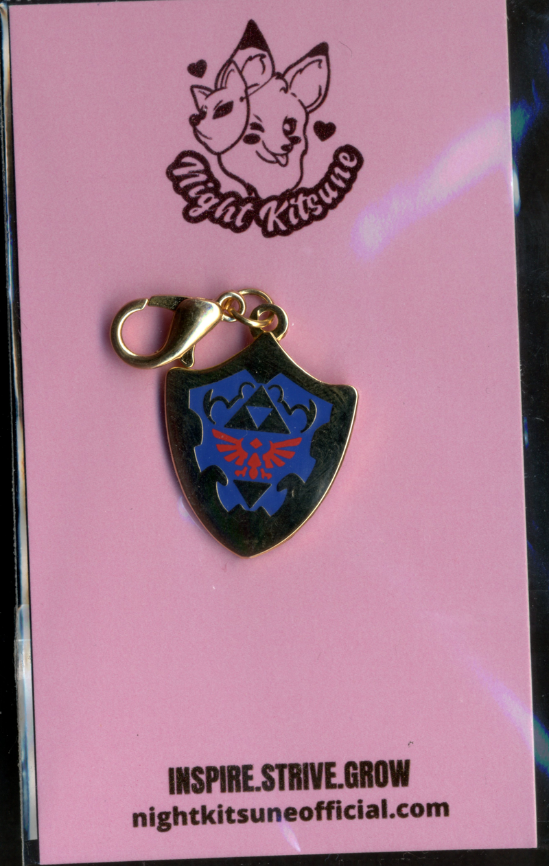 NightK - Legend of Shield Blue - Enamel Charm - Destination Retro