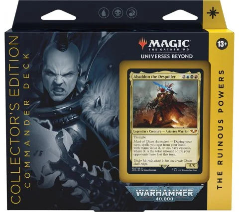 MTG - WARHAMMER 40,000 COMMANDER DECK - COLLECTOR'S EDITION - THE RUINOUS POWER - Destination Retro