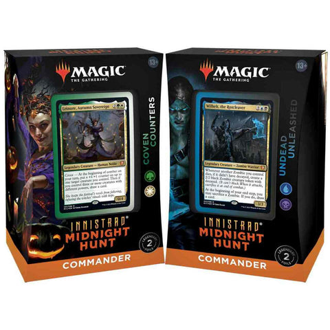 MTG - INNISTRAD: MIDNIGHT HUNT - SET OF 2 COMMANDER DECKS - Destination Retro