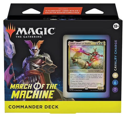MTG - MARCH OF THE MACHINE - COMMANDER DECK - CAVALRY CHARGE - Destination Retro