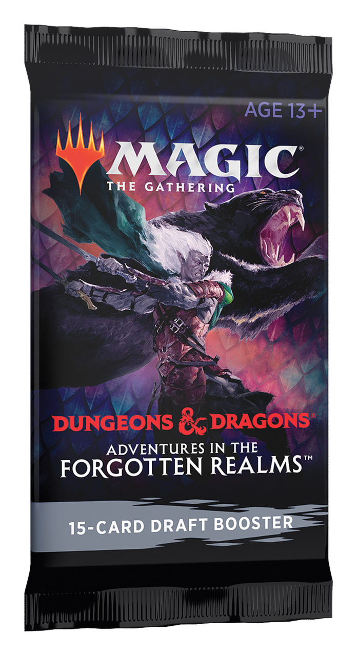 MTG - DUNGEONS & DRAGONS: ADVENTURES IN THE FORGOTTEN REALMS - DRAFT BOOSTER PACK - Destination Retro