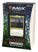 MTG - DUNGEONS & DRAGONS: ADVENTURES IN THE FORGOTTEN REALMS - COMMANDER DECK - AURA OF COURAGE - Destination Retro