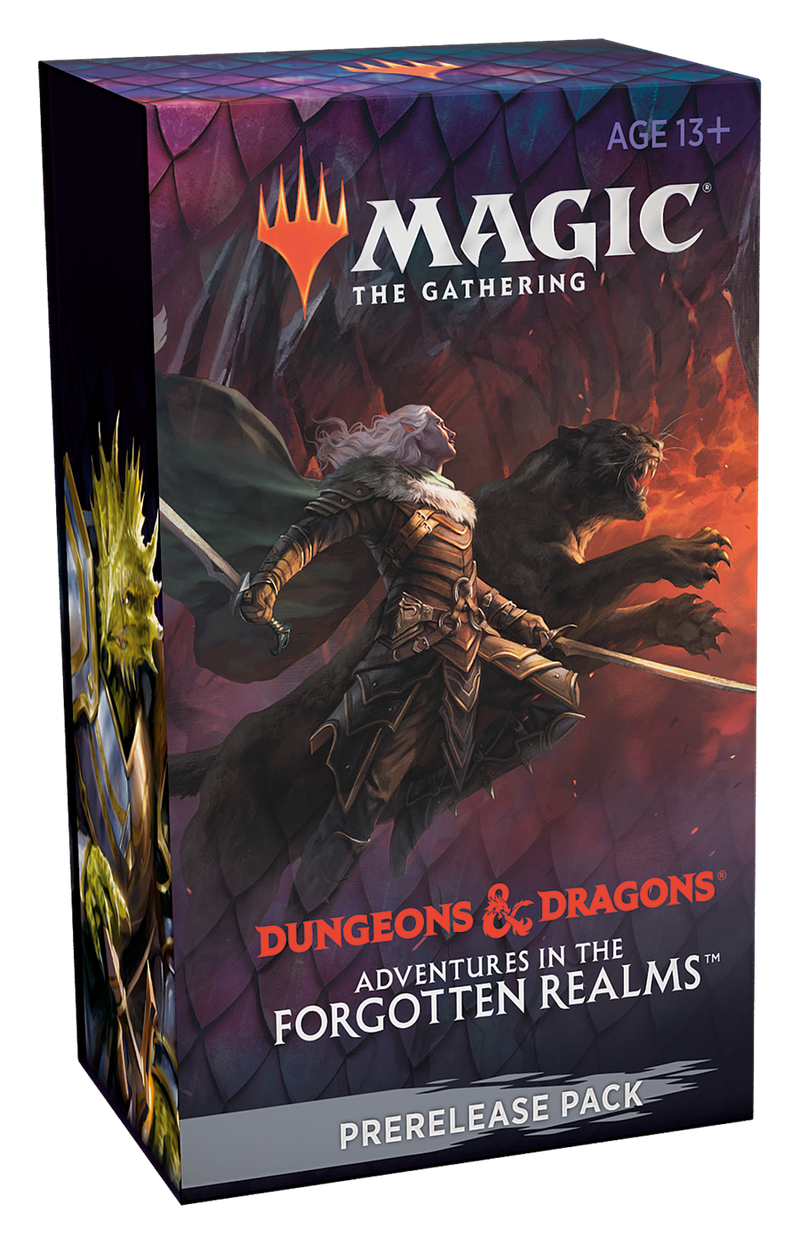 MTG - DUNGEONS & DRAGONS: ADVENTURES IN THE FORGOTTEN REALMS - PRERELEASE FROM HOME PACK (+1 BONUS PACK) (AVAILABLE JULY 16TH) - Destination Retro