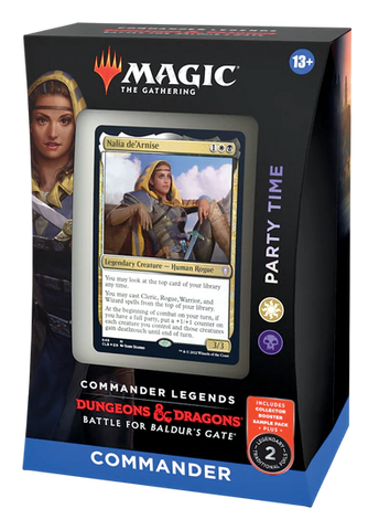 MTG - COMMANDER LEGENDS: BATTLE FOR BALDUR'S GATE - COMMANDER DECK - PARTY TIME - Destination Retro