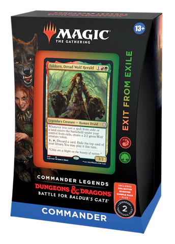 MTG - COMMANDER LEGENDS: BATTLE FOR BALDUR'S GATE - COMMANDER DECK - EXIT FROM EXILE - Destination Retro