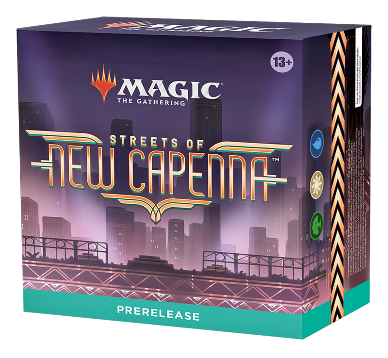MTG - STREETS OF NEW CAPENNA - PRERELEASE KIT - THE BROKERS + 1 BONUS BOOSTER PACK (PRE-ORDER) LIMIT 2 PER CUSTOMER - Destination Retro