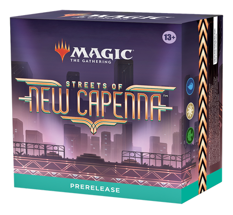 MTG - STREETS OF NEW CAPENNA - PRERELEASE KIT - THE BROKERS + 1 BONUS BOOSTER PACK (PRE-ORDER) LIMIT 2 PER CUSTOMER - Destination Retro