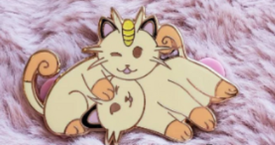 NightK - Meow Meow -  Hard Enamel Pin - Destination Retro