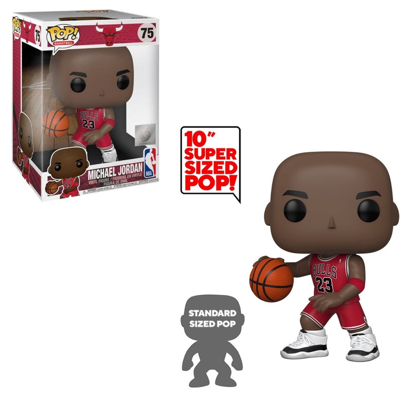 Michael Jordan (Red Away Jersey) (10-Inch) (Chicago Bulls) - Destination Retro