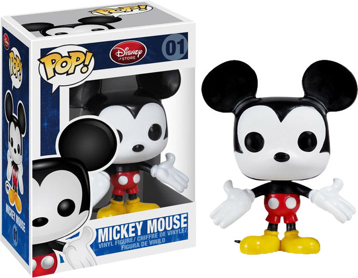 Mickey Mouse (Pop! Disney) Blue Disney Logo - Destination Retro