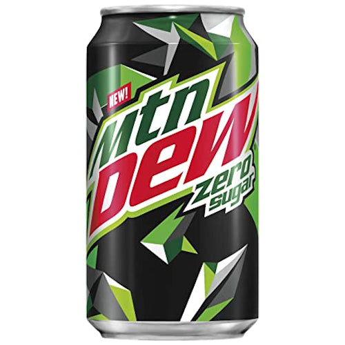 Mountain Dew Zero Soda Can - Destination Retro
