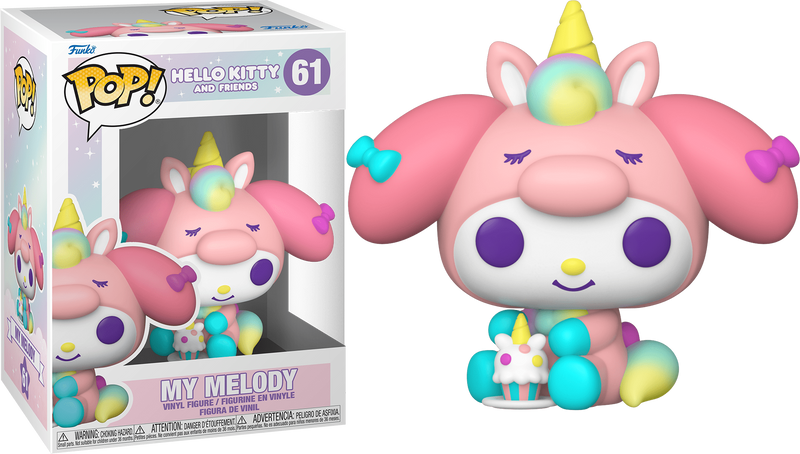 My Melody (Unicorn Pajamas) (Hello Kitty and Friends) - Destination Retro