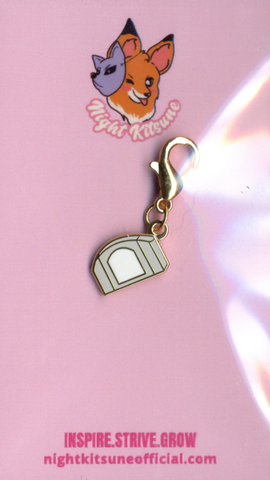 NightK - Cart #63 1/3 -  Enamel Charm - Destination Retro