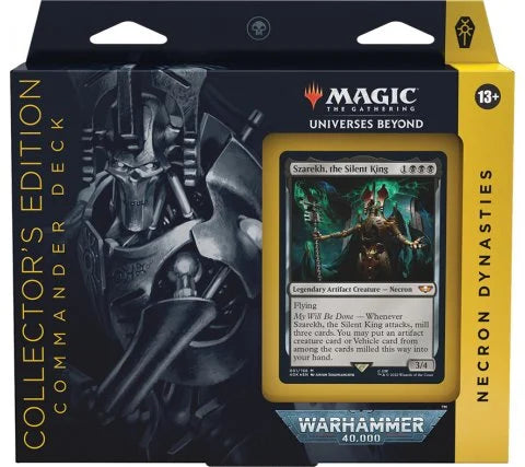 MTG - WARHAMMER 40,000 COMMANDER DECK - COLLECTORS EDITION - NECRON DYNASTIES - Destination Retro