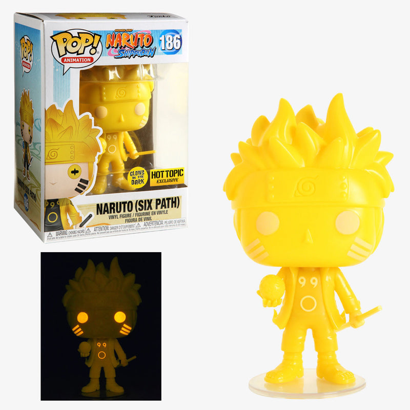 Naruto (Six Path) (Yellow) (Hot Topic and GITD Separate Sticker) (Naruto Shippuden) - Destination Retro