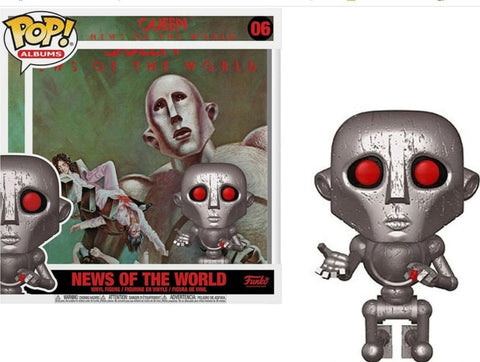 News Of The World (Metallic) (Queen) (Pop! Album) - Destination Retro
