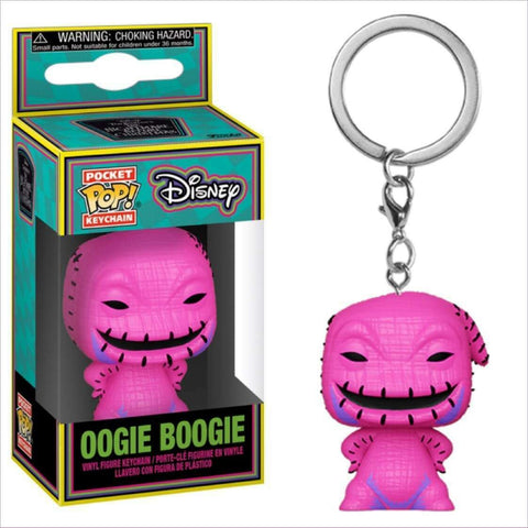 Oogie Boogie (Blacklight) (The Nightmare Before Christmas) (Pocket Pop! Keychain) - Destination Retro