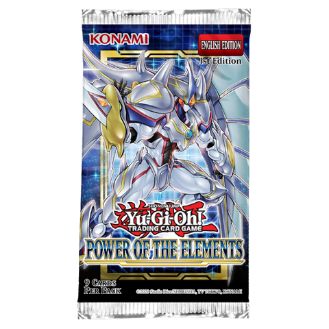 YU-GI-OH! - POWER OF THE ELEMENTS - BOOSTER PACK (1ST EDITION) - Destination Retro
