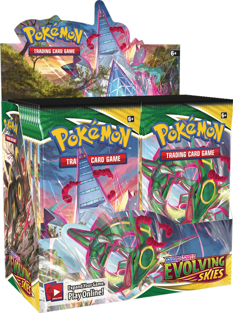 Pokémon TCG: Sword & Shield - Evolving Skies Booster Box - Destination Retro