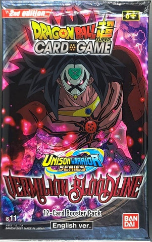 DRAGON BALL SUPER - SET 11 - VERMILLION BLOODLINE BOOSTER PACK 2ND EDITION - Destination Retro