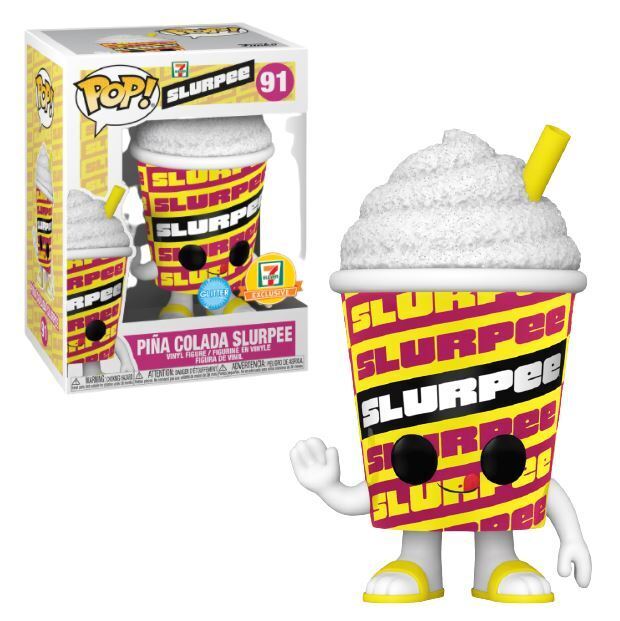 Pina Colada Slurpee (Glitter) (7/11) - Destination Retro