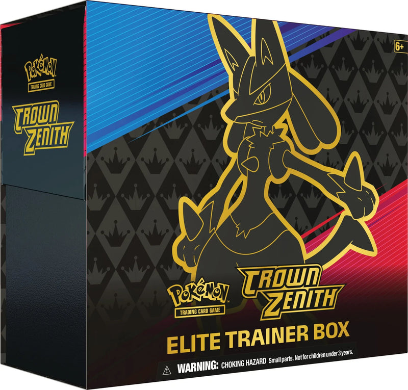 Pokémon TCG: Sword & Shield - Crown Zenith - Elite Trainer Box (Pre-Order Jan 2023) - Destination Retro