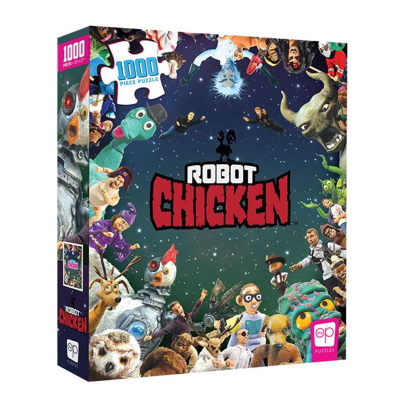 PUZZLES - Robot Chicken - It Was Only a Dream - 1000 PIECES - Destination Retro