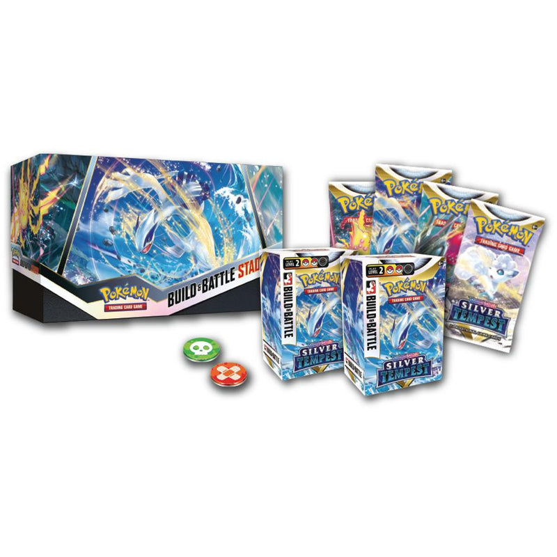 Pokémon TCG: Sword & Shield - Silver Tempest - Build & Battle Stadium (Available November 11th) - Destination Retro
