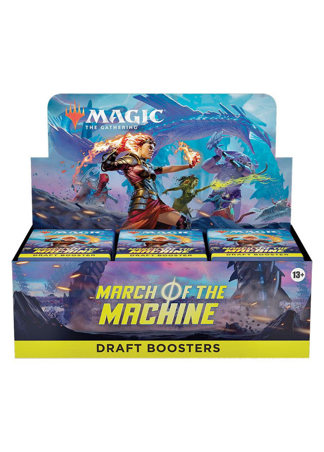 MTG - MARCH OF THE MACHINE - DRAFT BOOSTER BOX (AVAILABLE APRIL 21) - Destination Retro