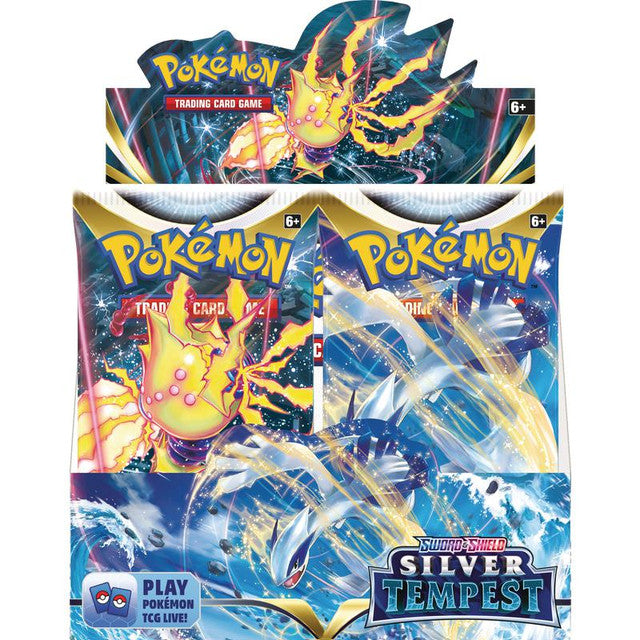 Pokémon TCG: Sword & Shield - Silver Tempest - Booster Box (Available November 11th) - Destination Retro
