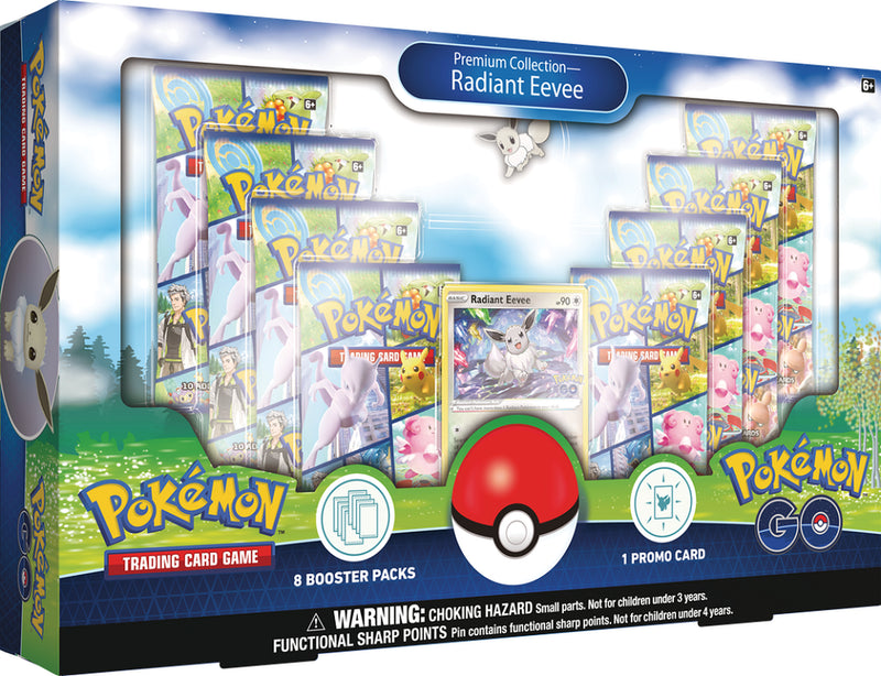 Pokémon TCG: Pokémon GO Premium Collection - Radiant Eevee - Destination Retro