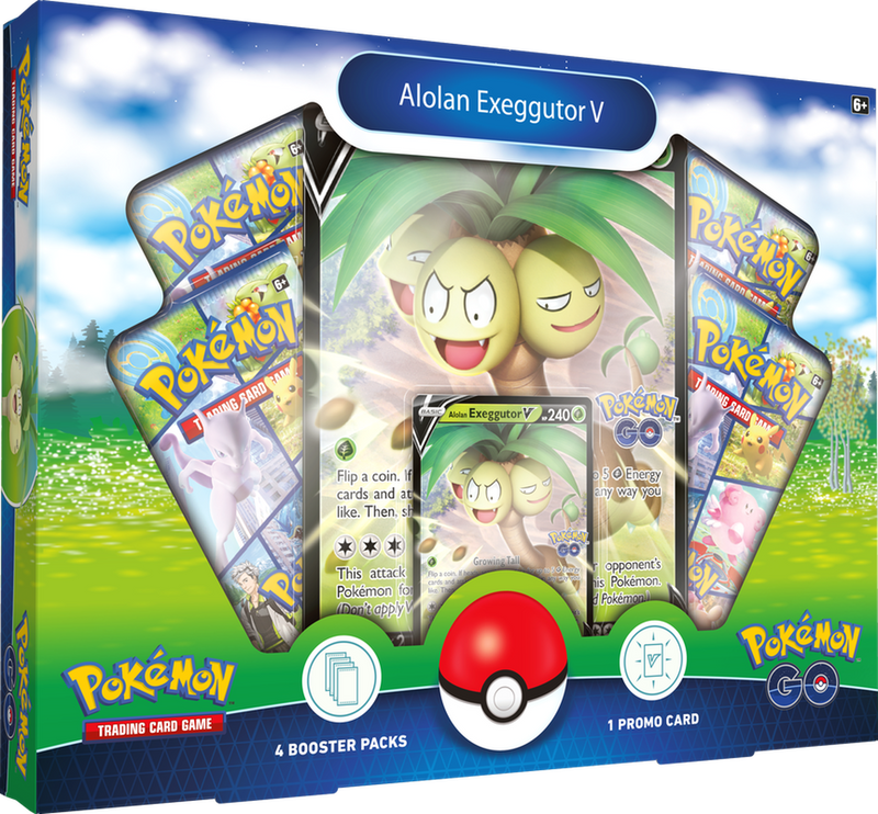 Pokémon TCG: Pokémon GO Collection - Alolan Exeggutor V - Destination Retro
