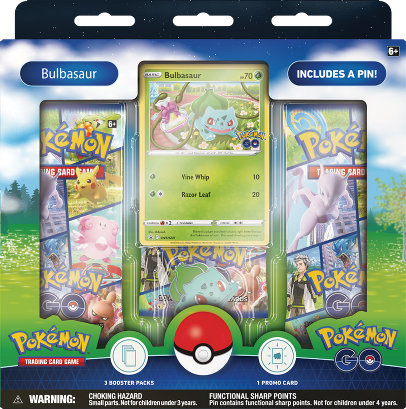 Pokémon TCG: Pokémon GO Pin Collection - Bulbasaur - Destination Retro