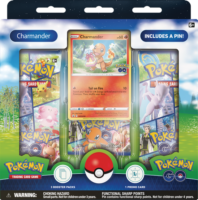 Pokémon TCG: Pokémon GO Pin Collection - Charmander - Destination Retro