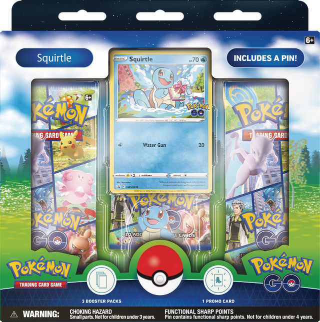 Pokémon TCG: Pokémon GO Pin Collection - Squirtle - Destination Retro