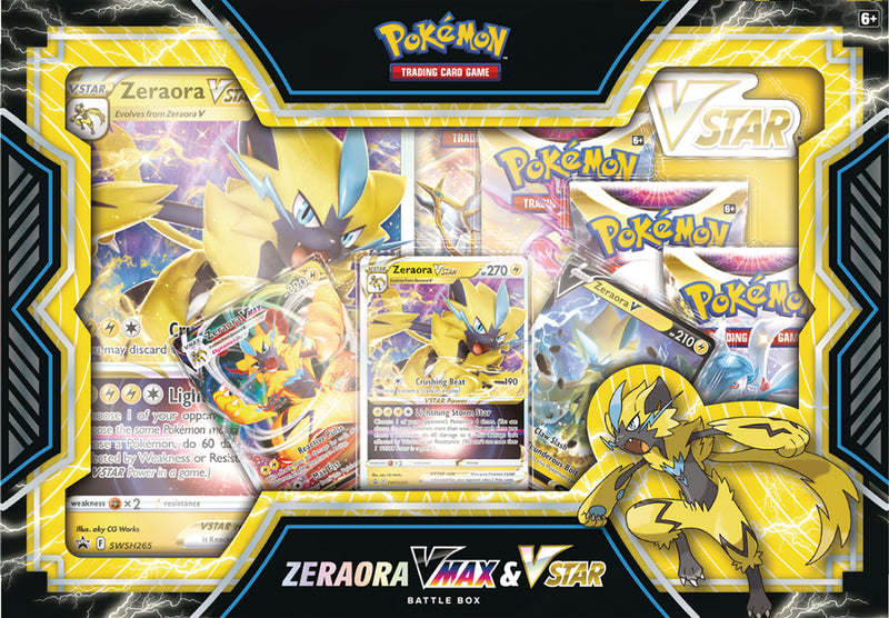 Pokémon TCG: Zeraora VMAX & VSTAR Battle Box - Destination Retro