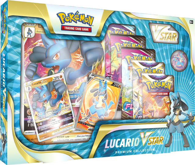 Pokemon TCG - Lucario VSTAR Premium Collection - Destination Retro
