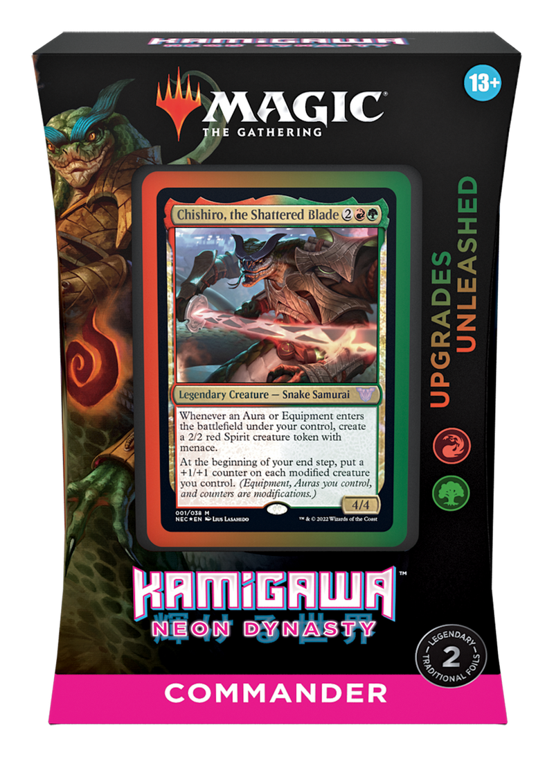 MTG - KAMIGAWA: NEON DYNASTY - COMMANDER DECK - UPGRADES UNLEASHED - Destination Retro