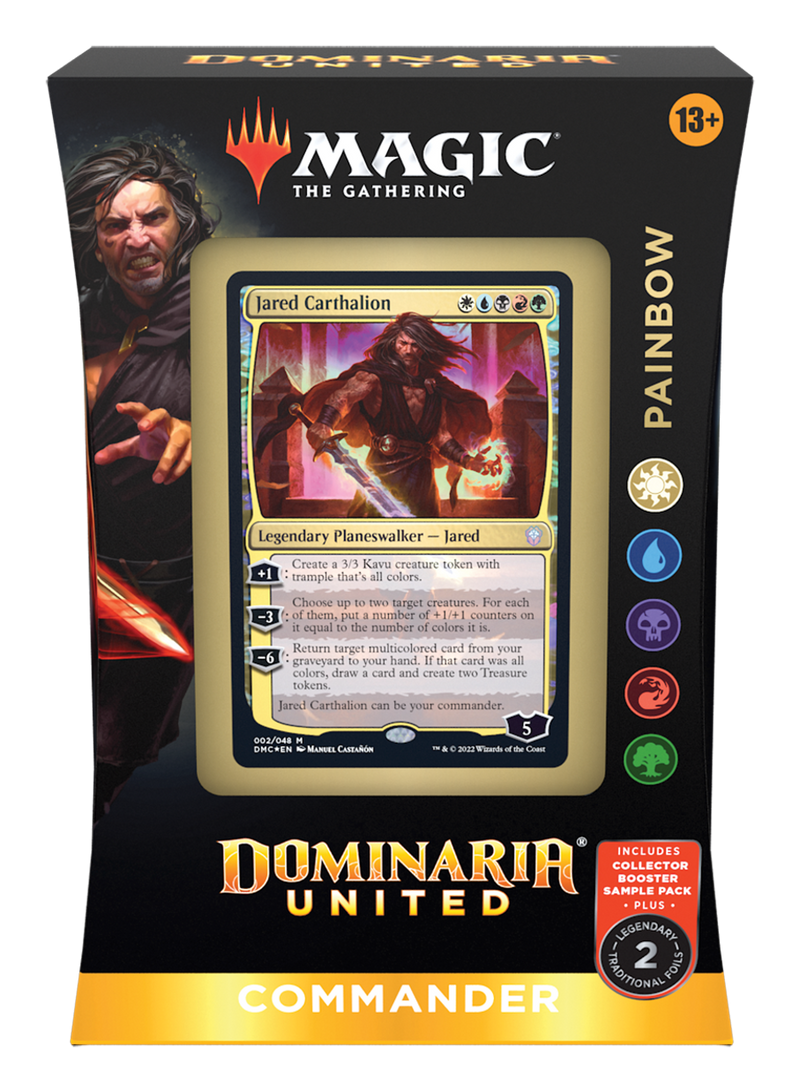 MTG - DOMINARIA UNITED - COMMANDER DECK - PAINBOW (AVAILABLE SEPTEMBER 9TH) - Destination Retro