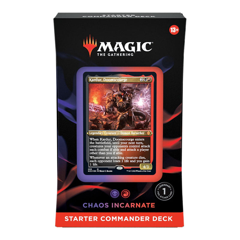 MTG - STARTER COMMANDER DECK - CHAOS INCARNATE (Available December 2nd) - Destination Retro