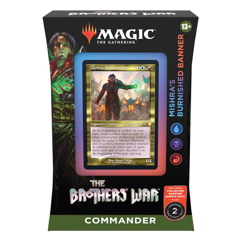 MTG - THE BROTHERS WAR - COMMANDER DECK - MISHRA'S BURNISHED BANNER - Destination Retro