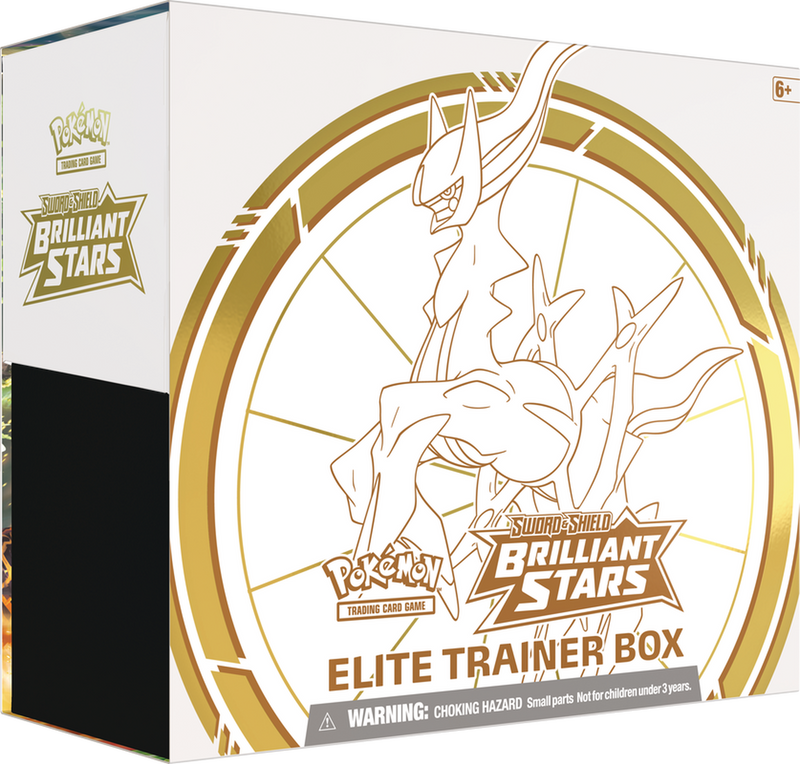 Pokémon TCG: Sword & Shield - Brilliant Stars - Elite Trainer Box - Destination Retro