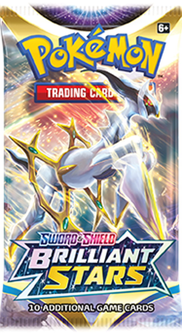 Pokémon TCG: Sword & Shield - Brilliant Stars - Booster Pack - Destination Retro